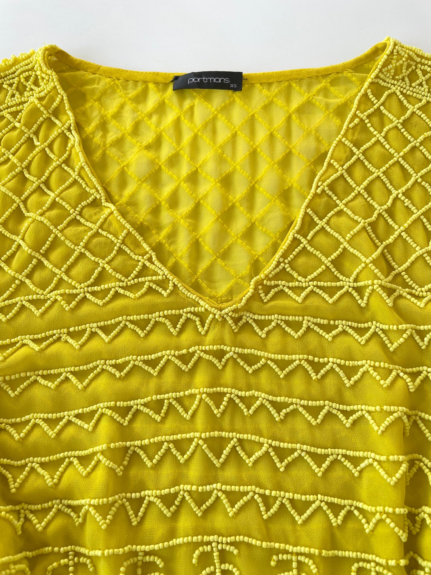 Portmans Embroidered Vintage Top-Bust 34