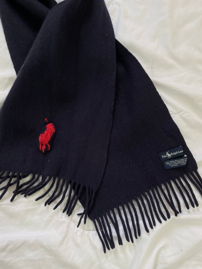 Ralph Lauren 100% Lambswool Vintage Muffler