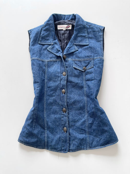 Shark Denim Jacket-Bust 40