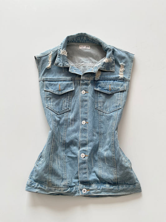 Style Denim Jacket-Bust 40