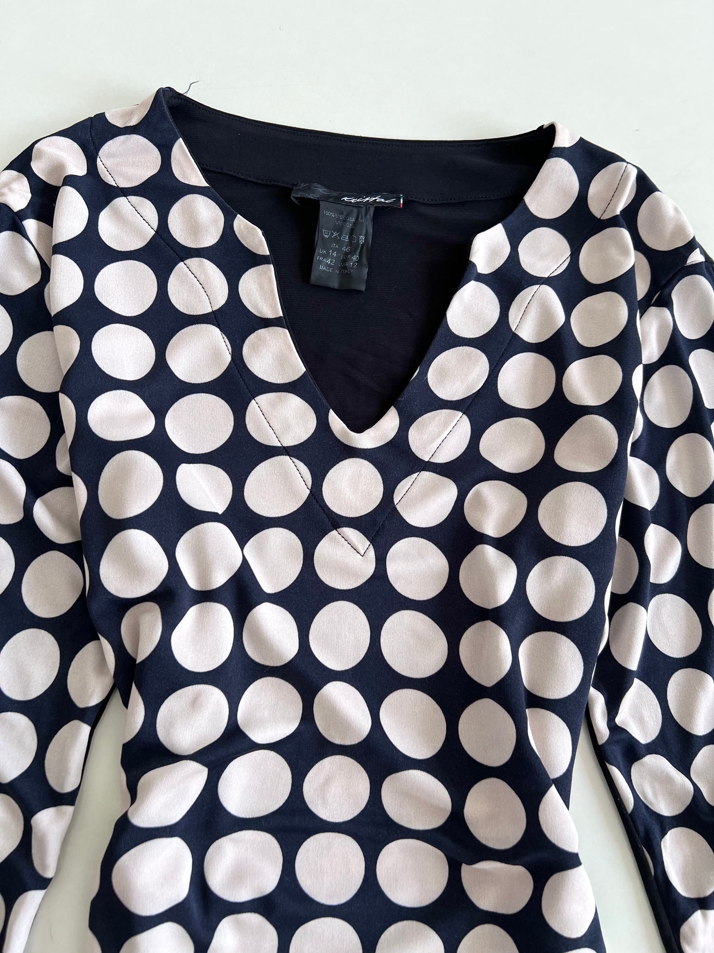 Kristal Polka Dot Top-Bust 40 to 44