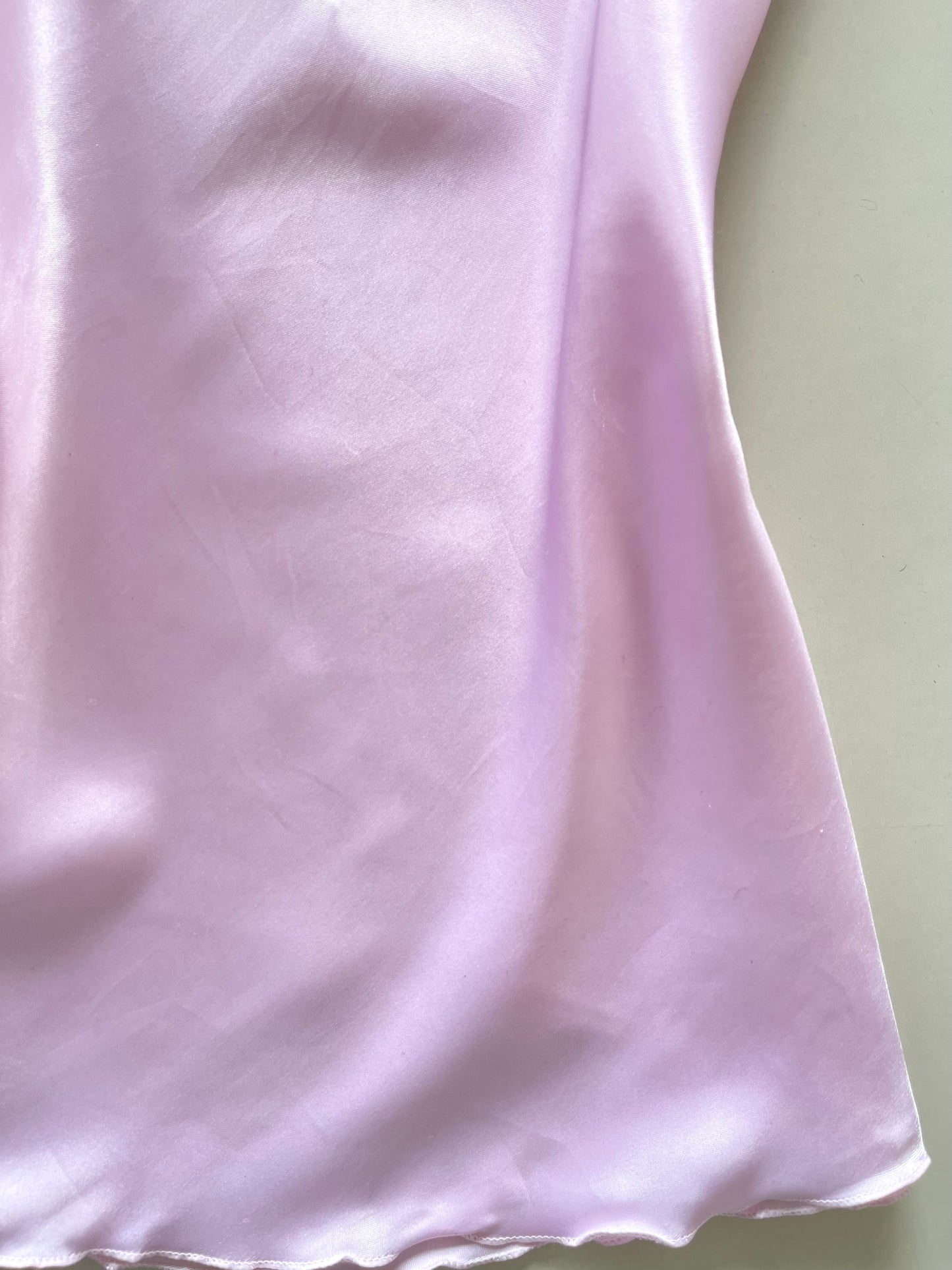 Satin Embroidered Top-Bust  36