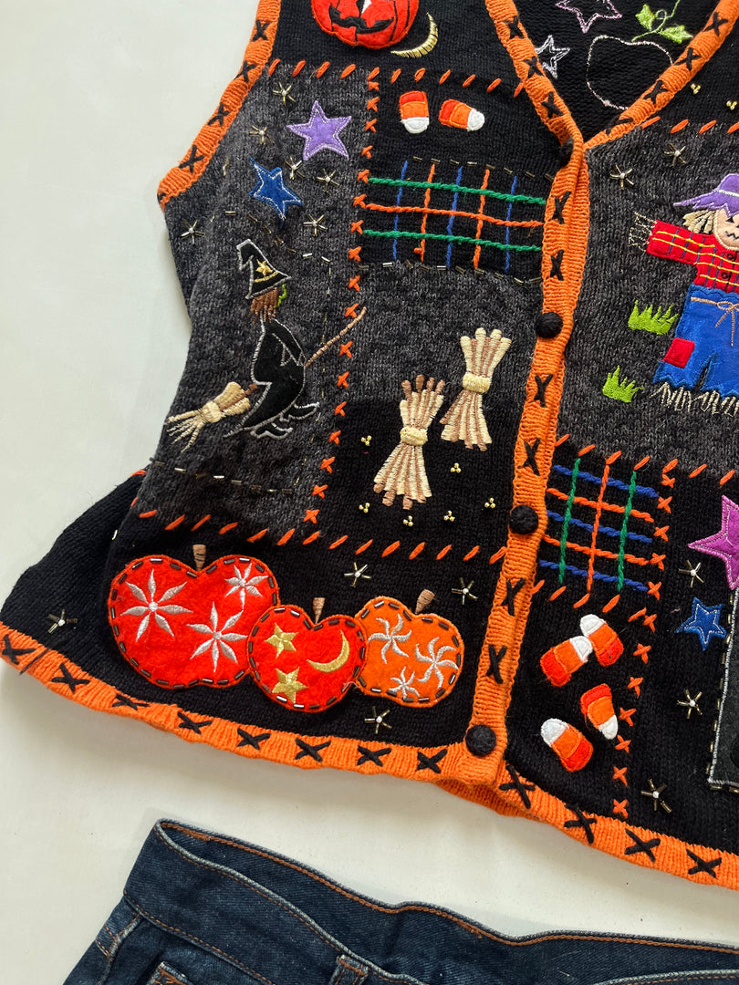 Christmas Sweater Vest-Bust 40