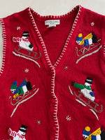 Load image into Gallery viewer, Victoria Jones Christmas Sweater Vest-Bust 46
