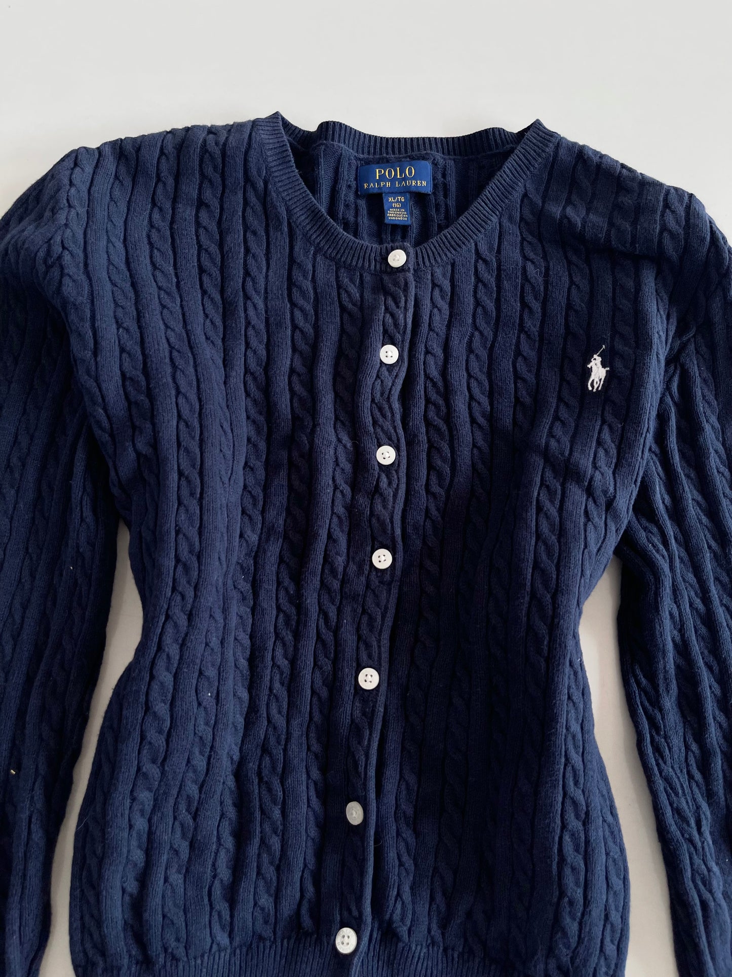 Vintage Ralph Lauren 100% Cotton Cardigan-Bust 38
