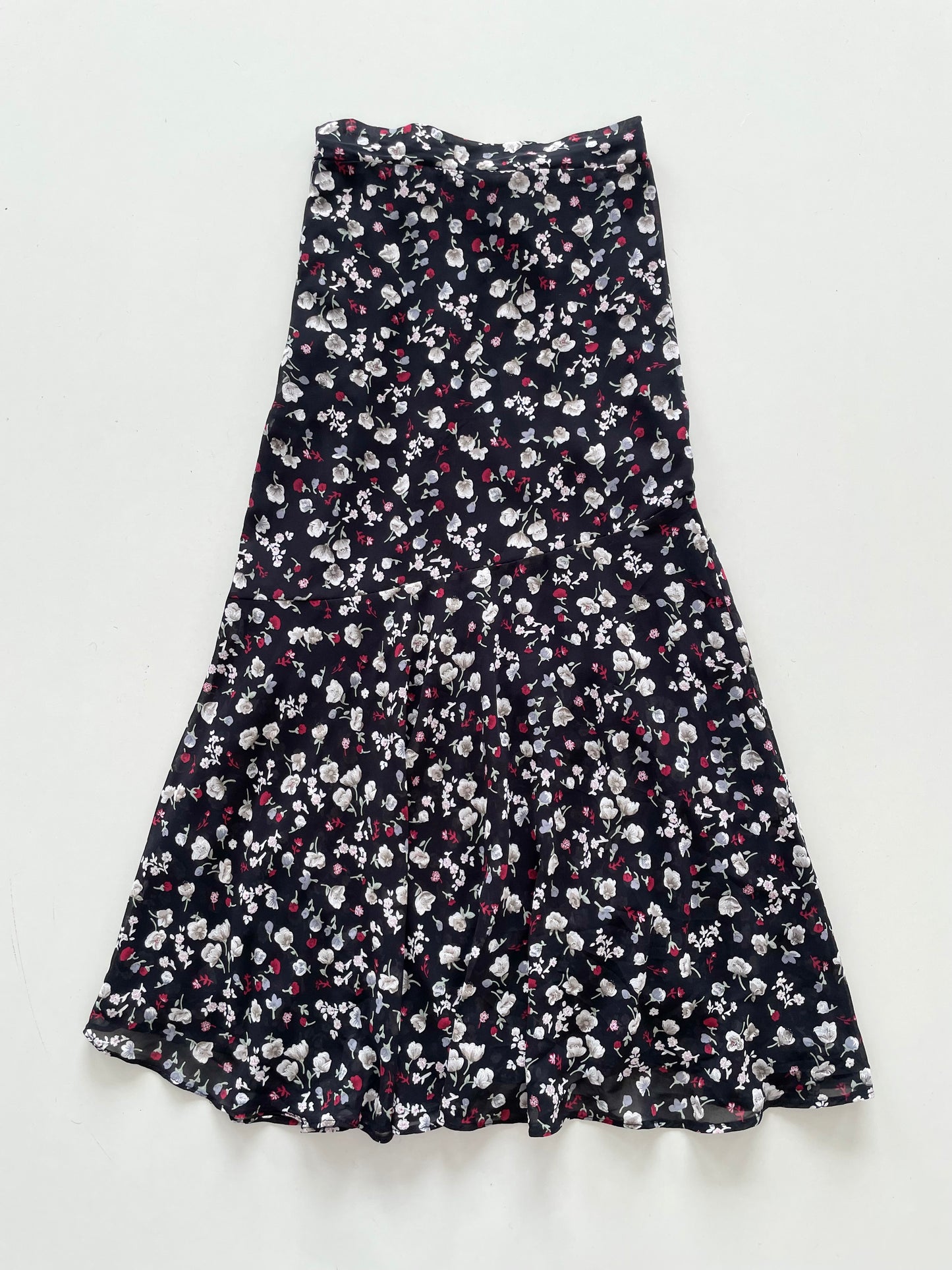 Floral Vintage Skirt-Waist 26 to 30