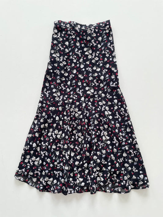 Floral Vintage Skirt-Waist 26 to 30