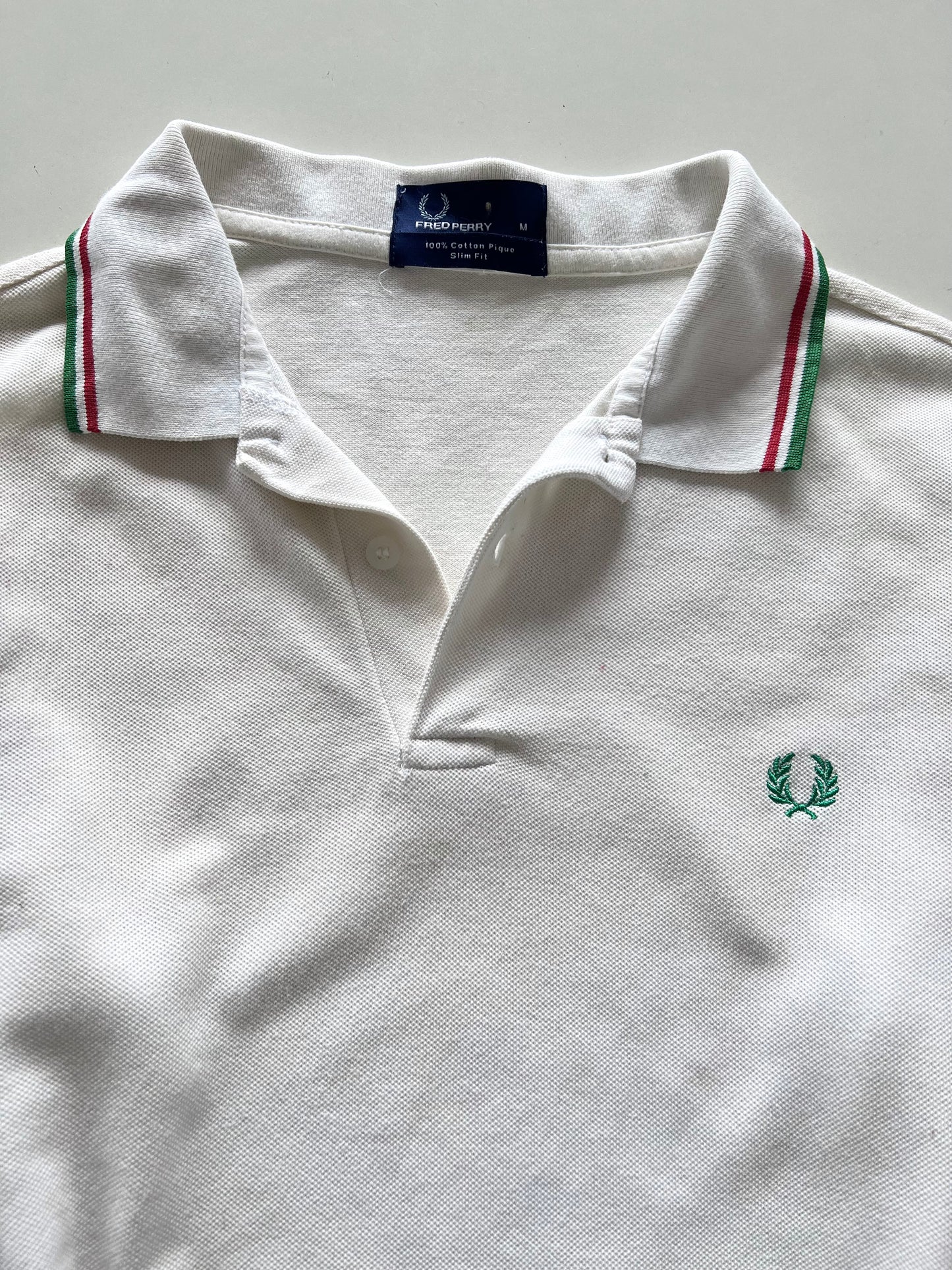 Fred Perry 100% Cotton Vintage T-Shirt-Bust 38