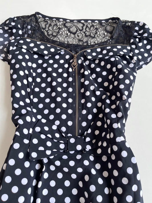 Polka Dot Dress-Bust 36
