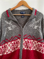 Embroidered Christmas Sweater-Bust 54