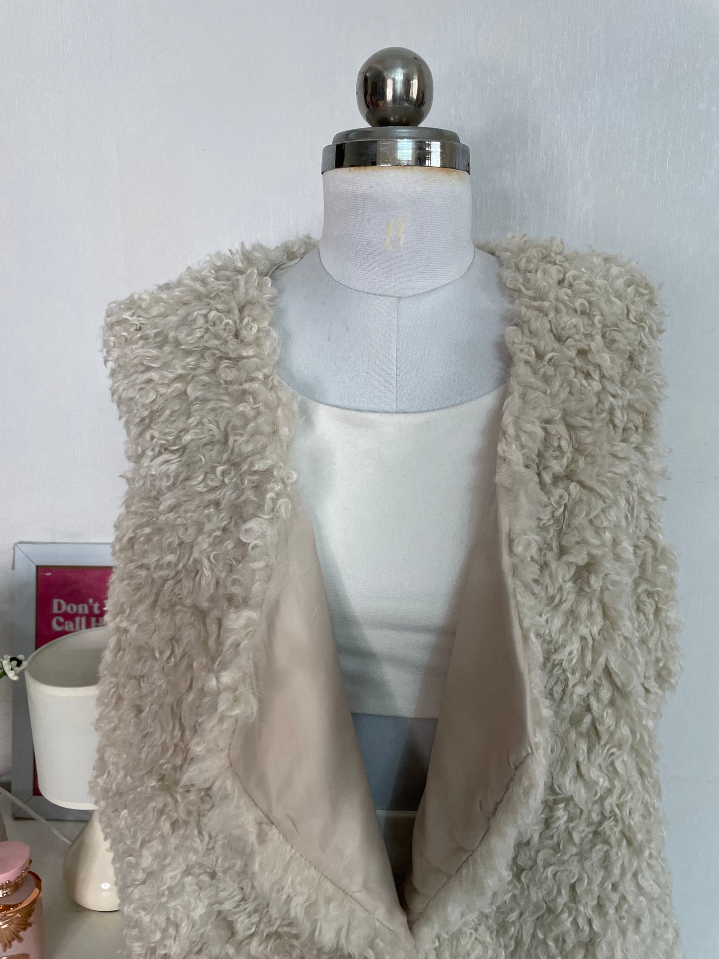 Thick Fur Coat - Bust 40 to 44