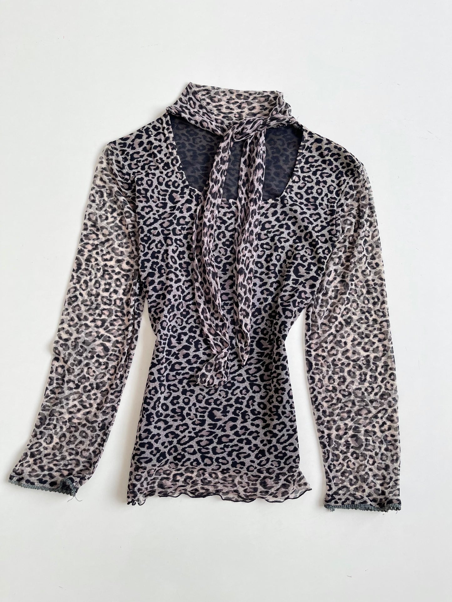 Animal Print Vintage Top-Bust 34 to 36