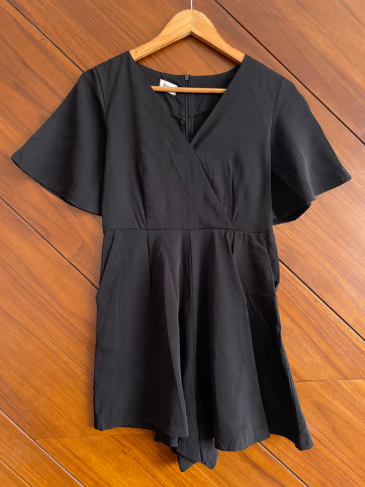 Korean Black Romper-Bust 30