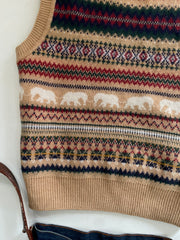 Customellow Chunky Sweater Vest-Bust 40