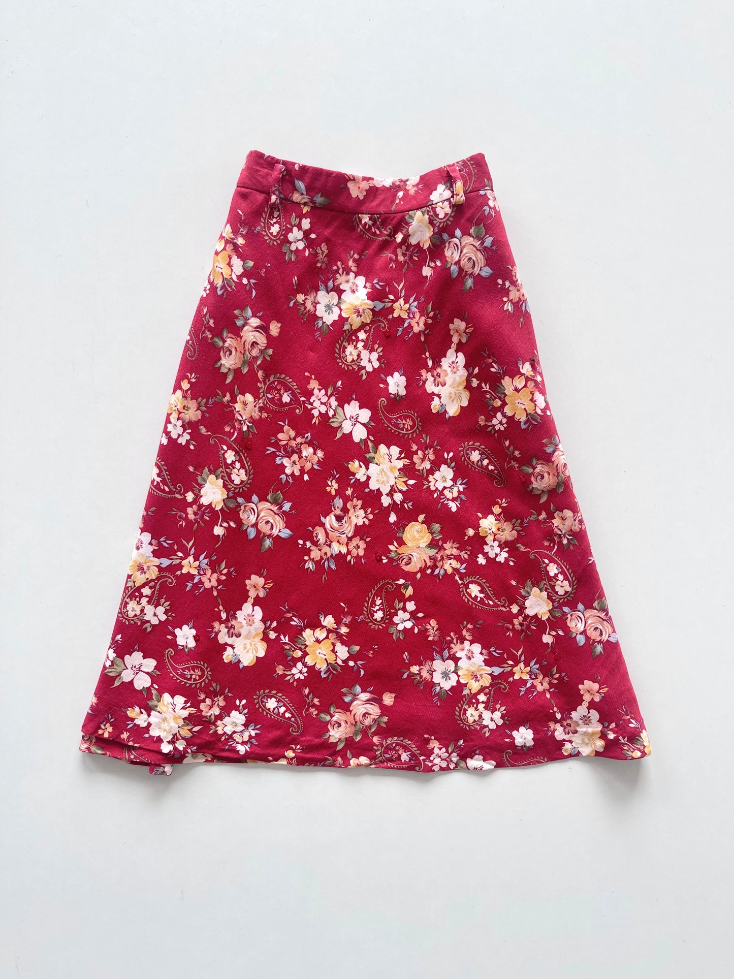 Keith Red Skirt-Waist 26