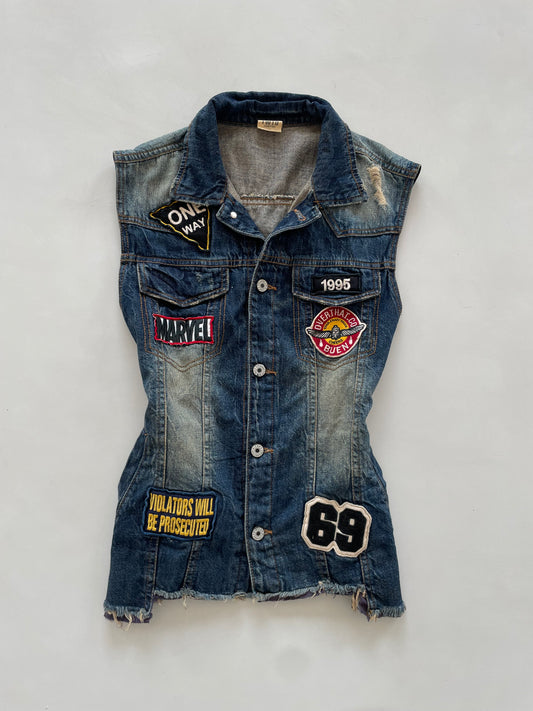 Twto Denim Top-Bust 38