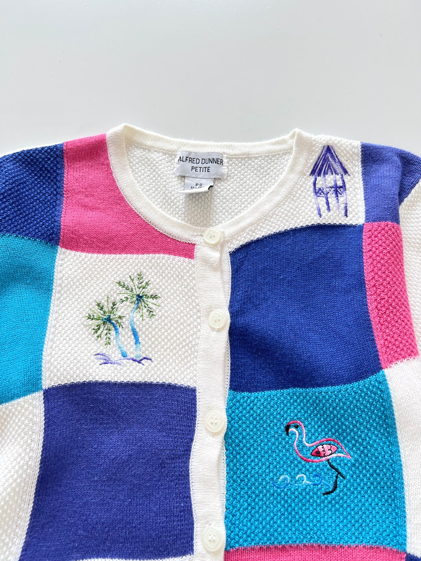 Alfred Dunner Petite Embroidered Sweater-Bust 38