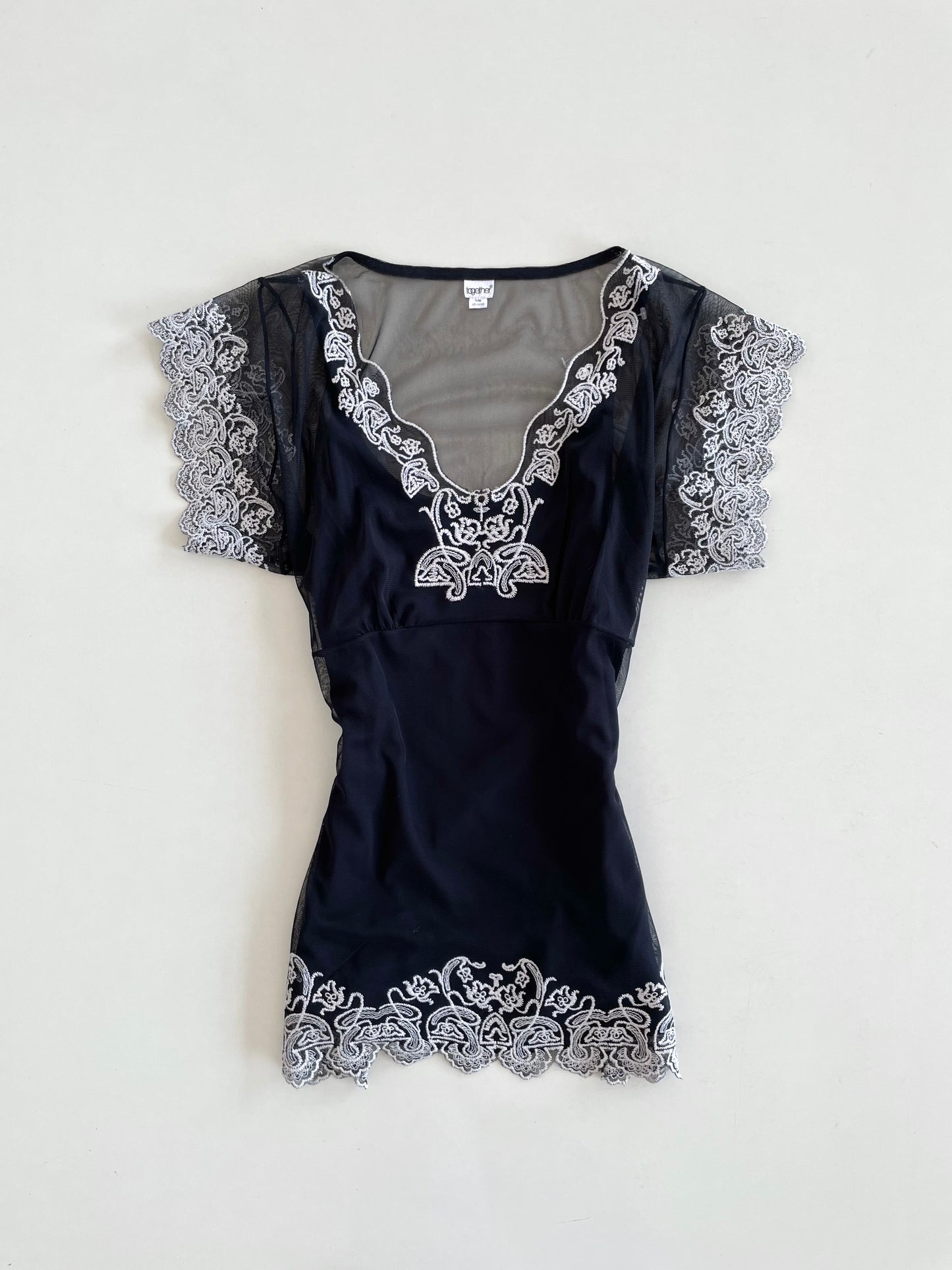 Together Embroidered Vintage Top-Bust 42 to 44