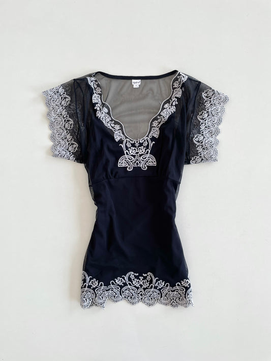 Together Embroidered Vintage Top-Bust 42 to 44