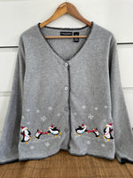 Load image into Gallery viewer, Stephanie Rogers Embroidered Christmas Sweater-Bust 44
