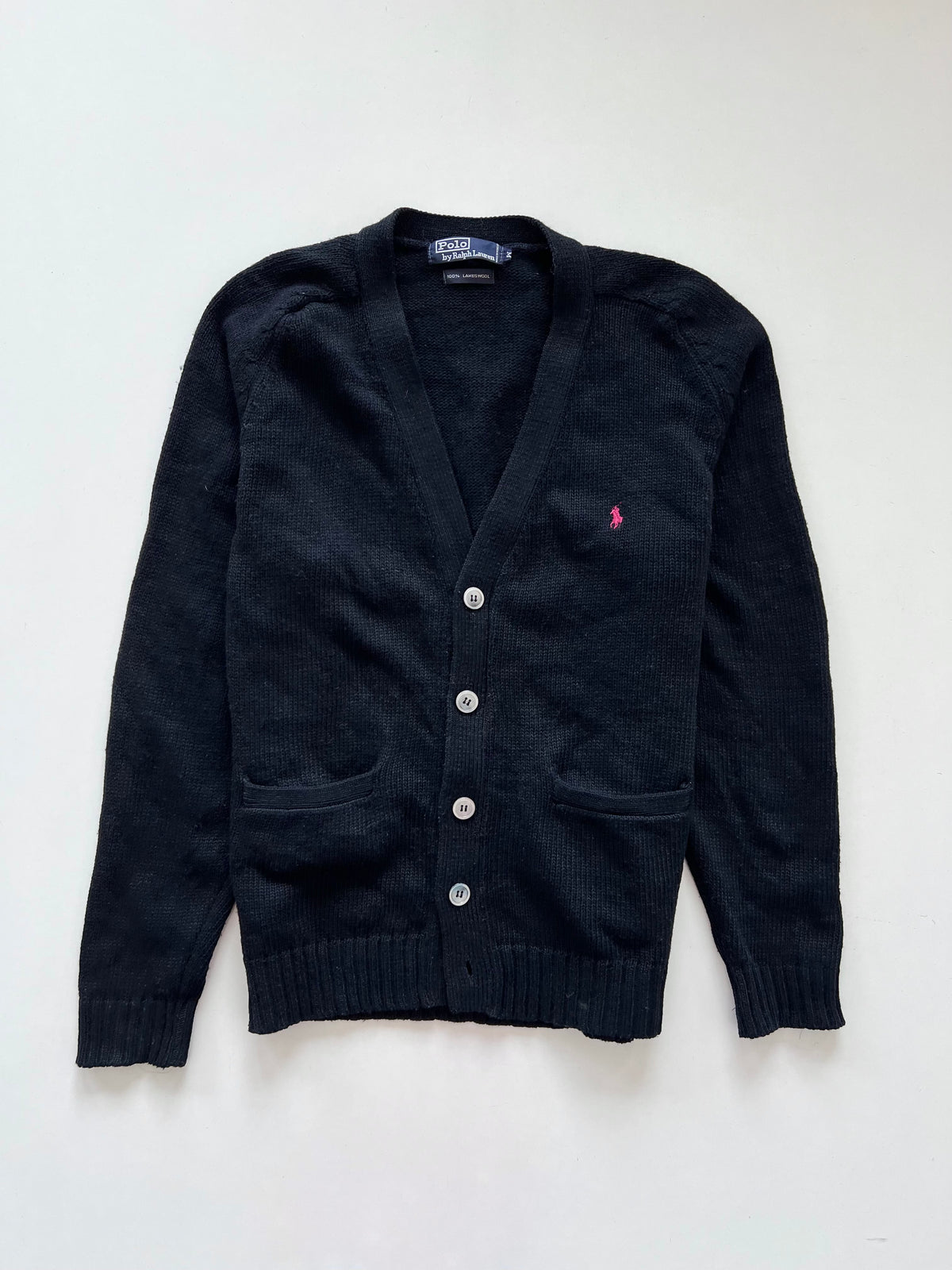 Ralph Lauren 100% Lambs Wool Vintage Cardigan-Bust 46