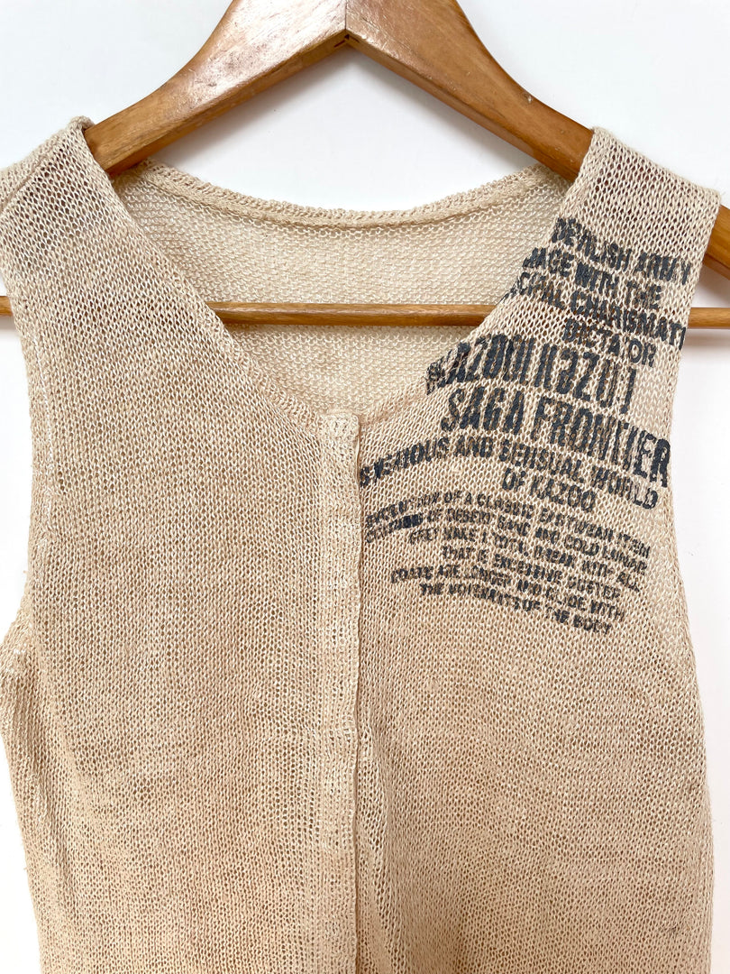 Crochet Sheer Top-Bust 34 to 36