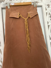 Vintage Suede Skirt-Waist 30