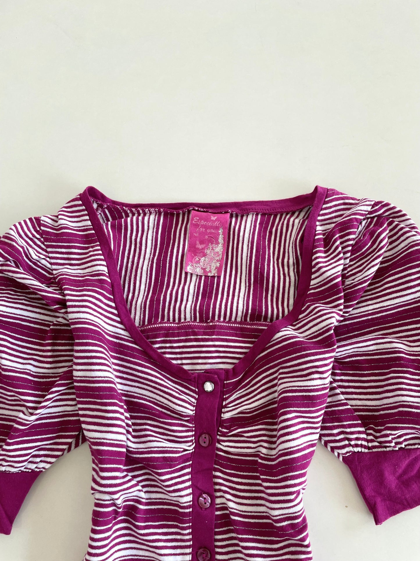 Vintage Puff Sleeve Top-Bust 38