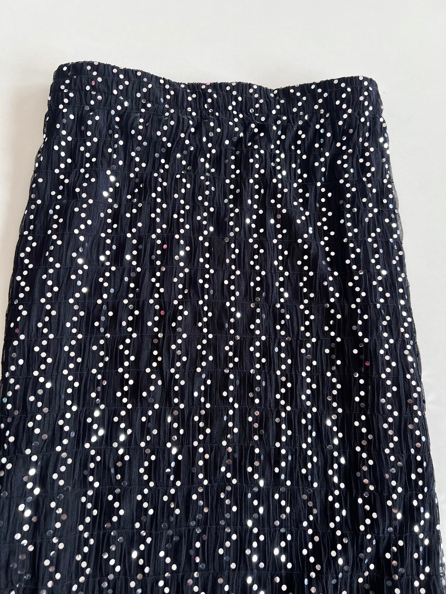 Black Shimmer Skirt-Waist 26 to 34