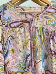 Paisley Sheer Top-Bust 36