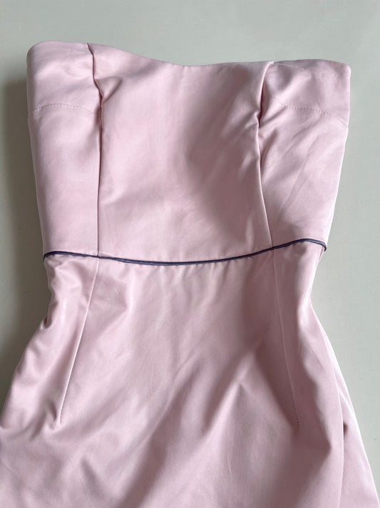 Baby Pink Tube Dress-Bust 32