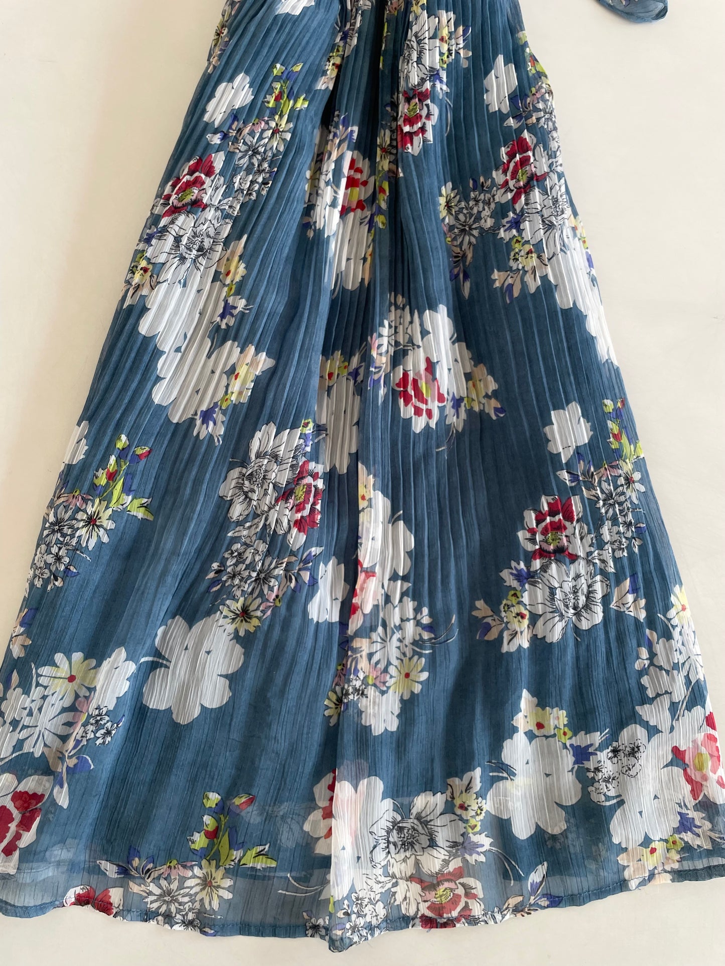 Floral Pleated Dress-Bust 38