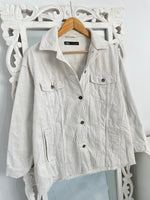 Load image into Gallery viewer, Zara Corduroy Shacket-Bust 50 (tagged XS)

