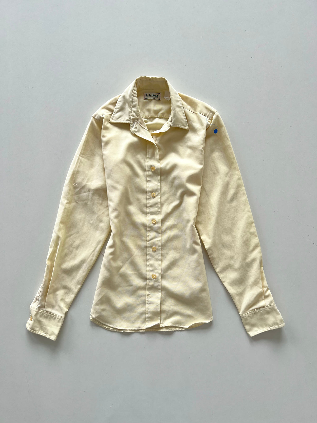 L.L.Bean Butter Yellow Shirt-Bust 36