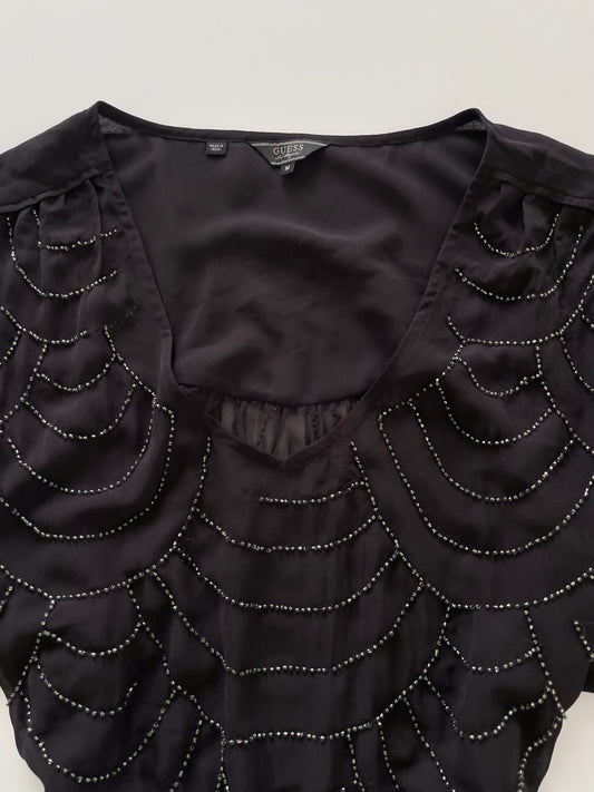 Guess Vintage Embroidered Top-Bust 40