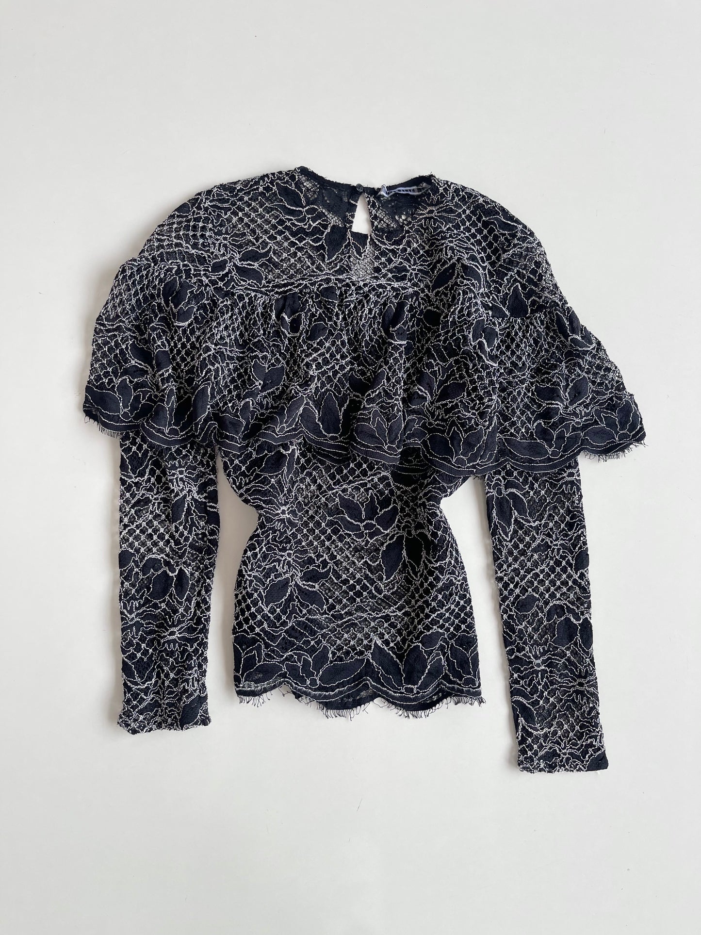 Zara Sheer Top-Bust 36