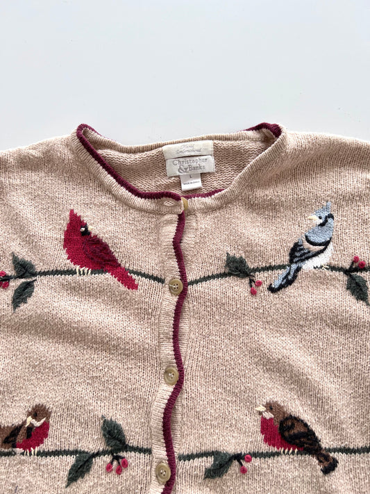 Christopher & Banks Embroidered Sweater-Bust 48