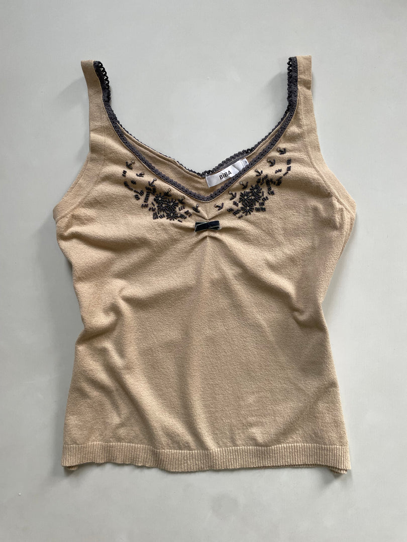 Biba Embroidered Top-Bust 38