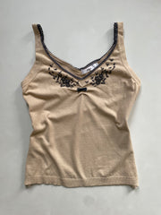 Biba Embroidered Top-Bust 38