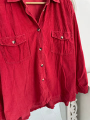 Camera Corduroy Shirt-Bust 50