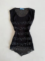 Load image into Gallery viewer, Positano Sheer Embroidered Top-Bust 42