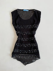 Positano Sheer Embroidered Top-Bust 42