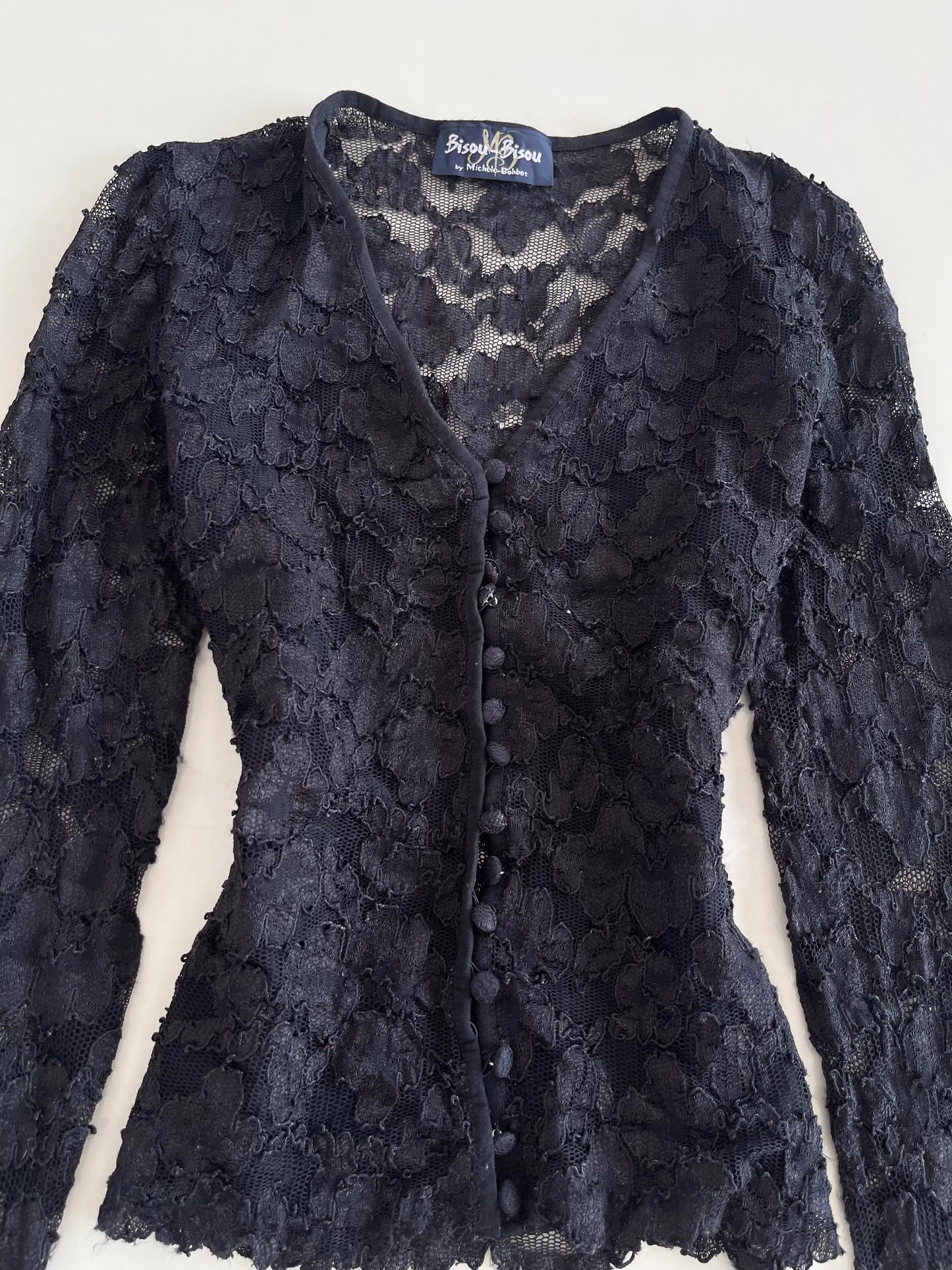 Bisou Back Sheer Top-Bust 32 to 34