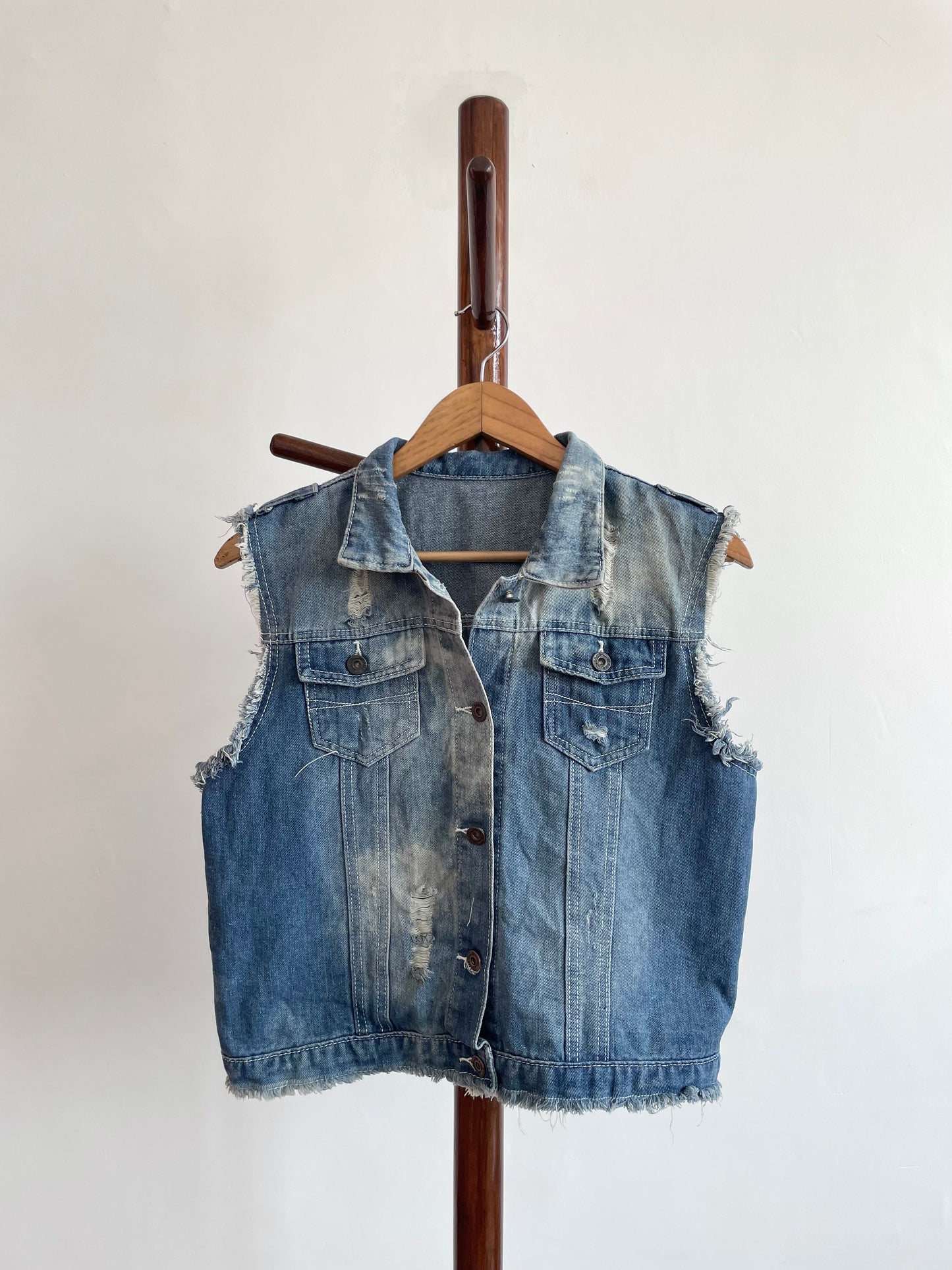 Denim Vest-Chest 42