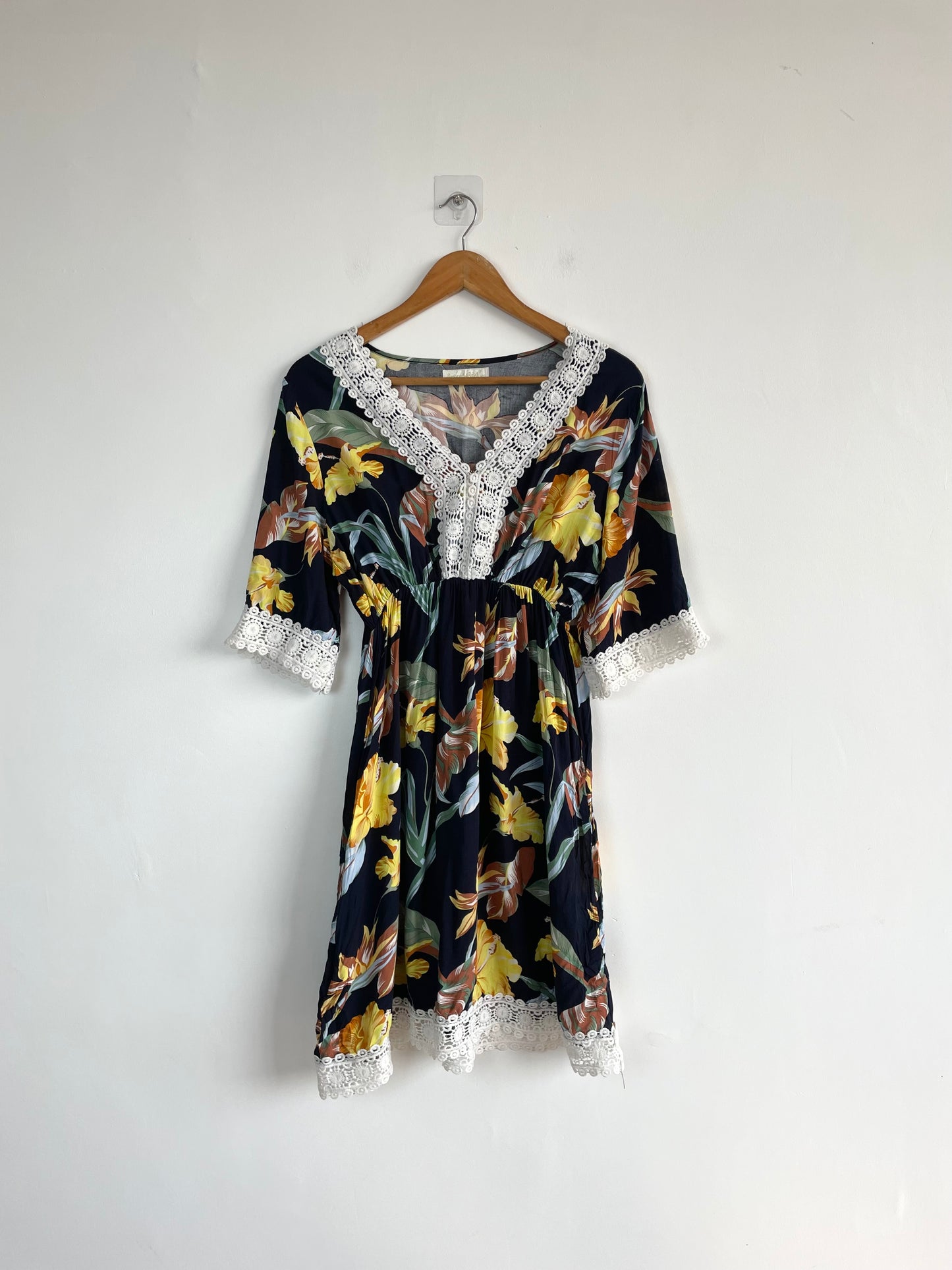 Lace Cotton Dress-Bust 36