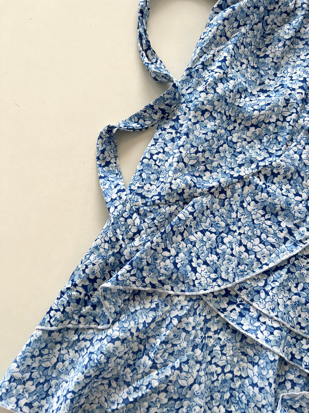 Floral Blue Dress-Bust 36