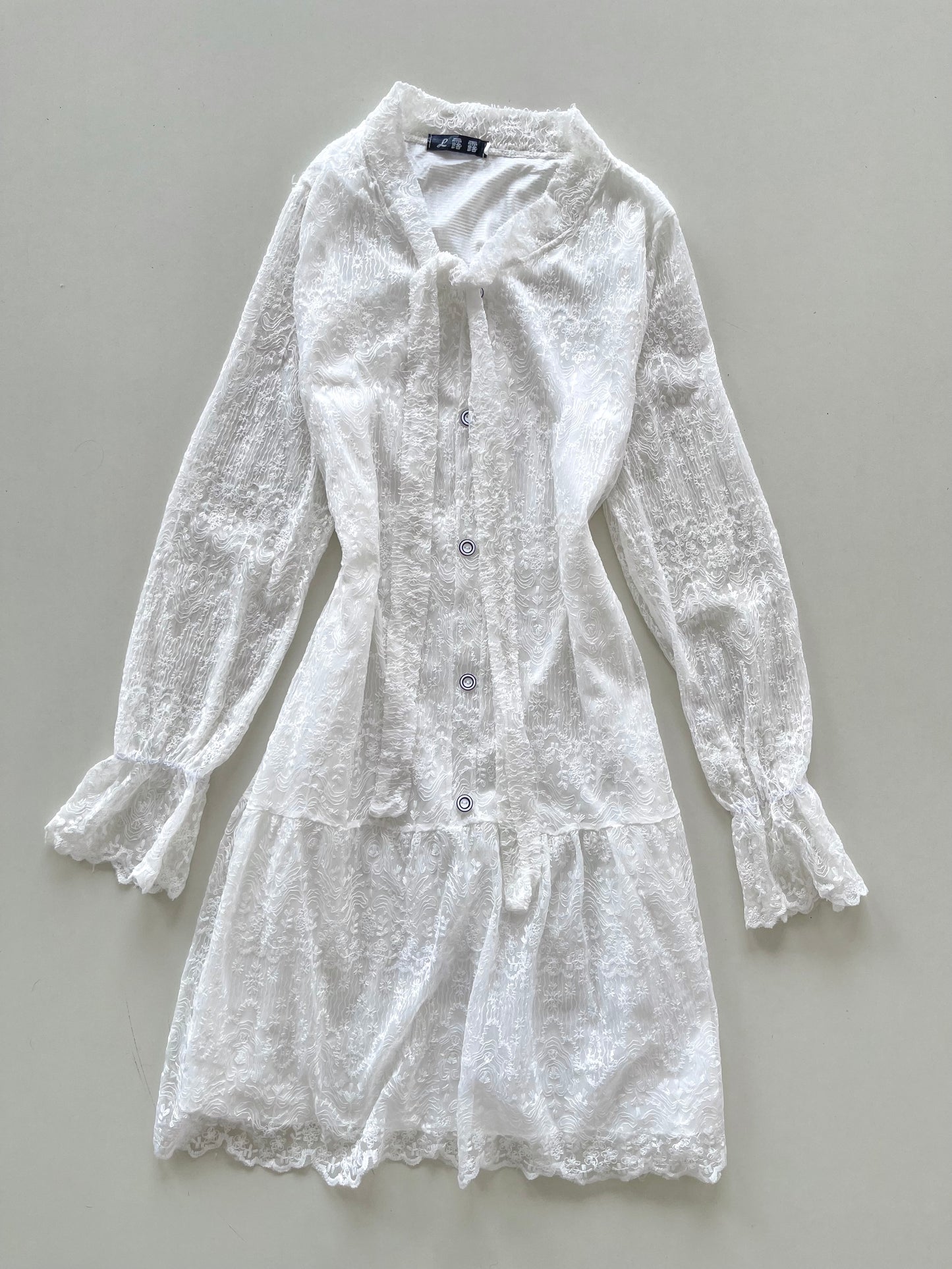 Vintage Lace Dress-Bust 42
