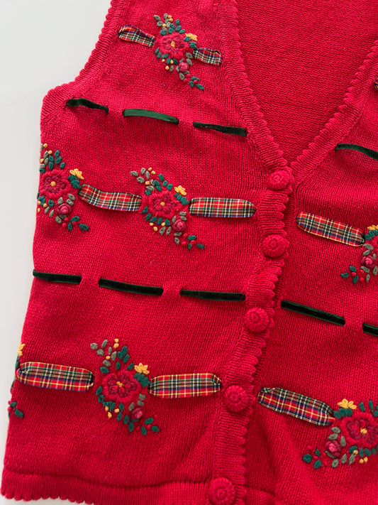 Alfred Dunner Embroidered sweater-Bust 44