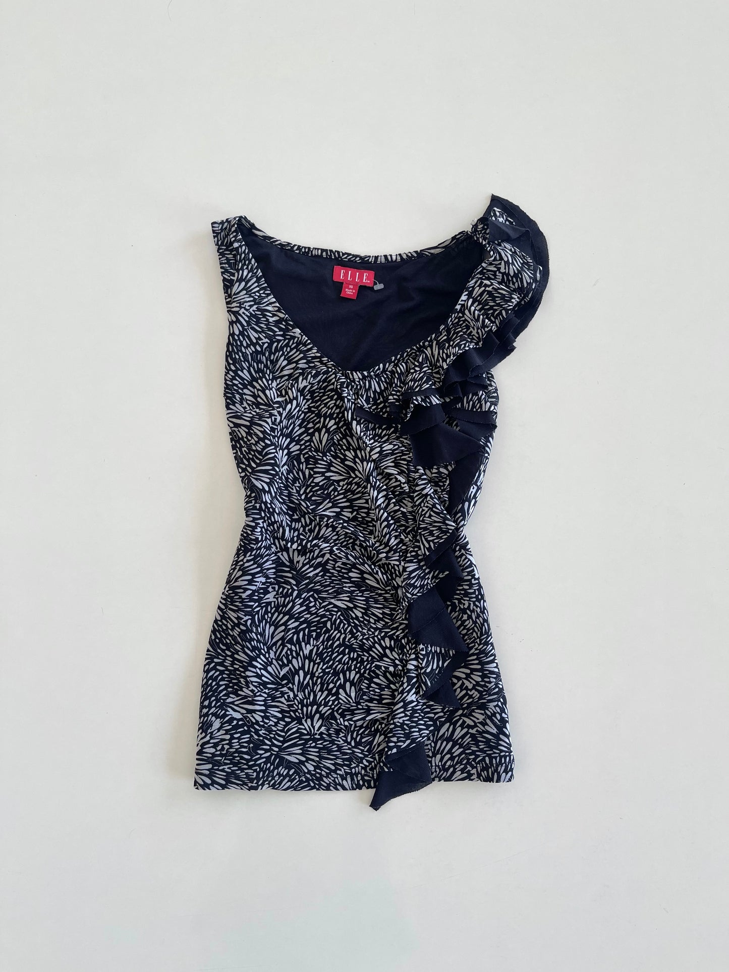 Elle Ruffle Vintage Top-Bust 34 to 36