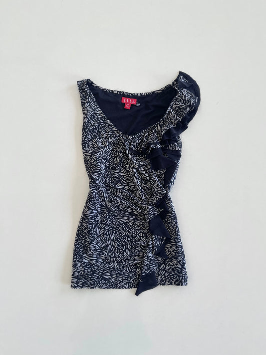 Elle Ruffle Vintage Top-Bust 34 to 36